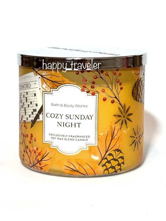Bath & Body Works Other - COZY SUNDAY NIGHT 3-Wick Candle
